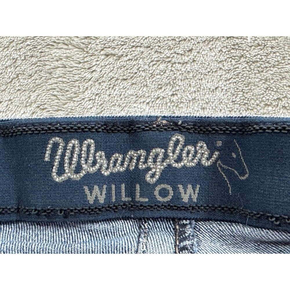 Wrangler Womens Willow Bootcut Stretch Blue Denim Jeans 0x34 Meas: 26x32.5 - Picture 4 of 6